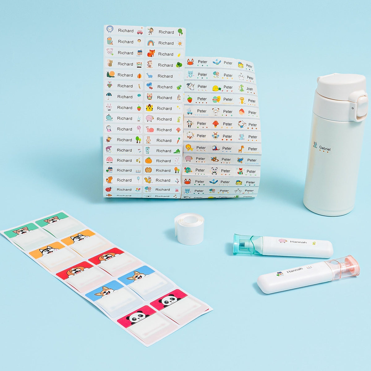 KiddoStempel™ - Komplettes Etikettierungsset